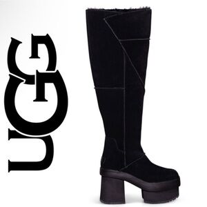 NWT box UGG NEW HEIGHTS 3" PLATFORM XTRA OVER THE KNEE